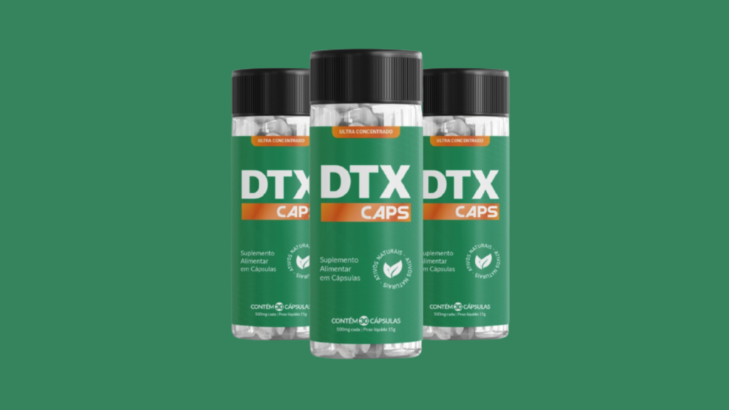 DTX CAPS Funciona Bula, Composição, Ingredientes, Fórmula, preço, Comprar