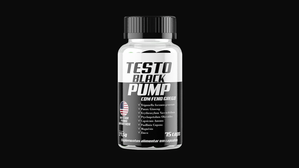 TESTO BLACK PUMP Funciona Bula, Composição, Ingredientes, Fórmula, preço, Comprar