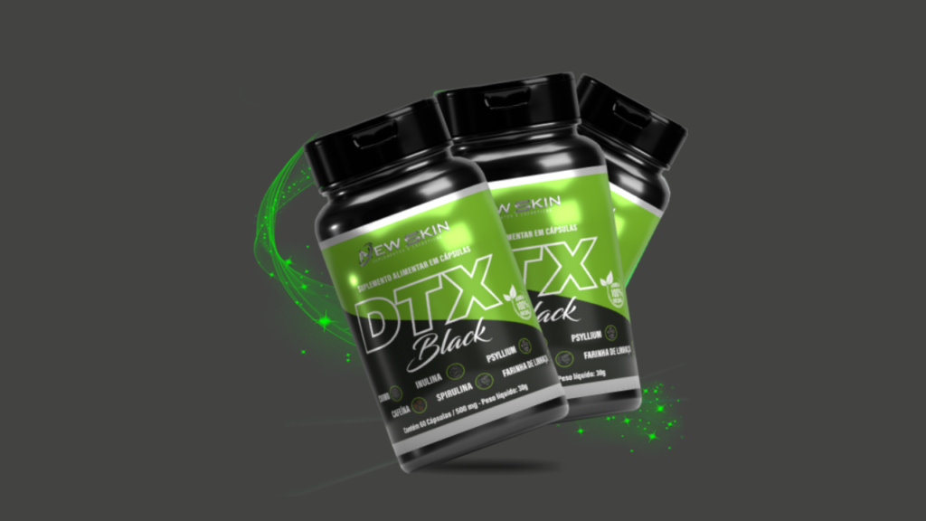 DTX BLACK Funciona Bula, Composição, Ingredientes, Fórmula, preço, Comprar