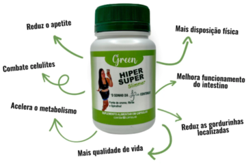 HIPER SUPER GREEN Funciona Bula, Composição, Ingredientes, Fórmula, preço, Comprar