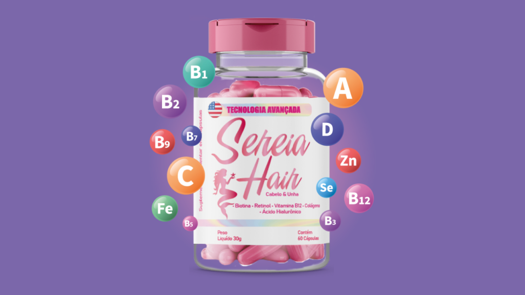 SEREIA HAIR Funciona Bula, Composição, Ingredientes, Fórmula, preço, Comprar