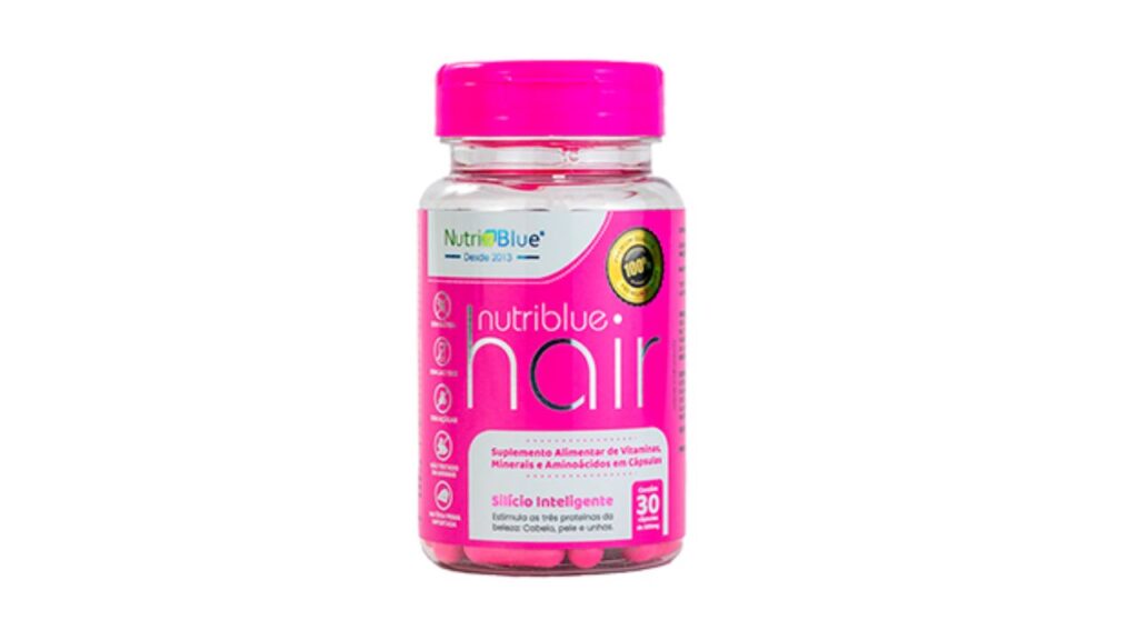 NUTRIBLUE HAIR Funciona Bula, Composição, Ingredientes, Fórmula, preço, Comprar